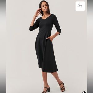 Fit & Flare Midi Party Dress